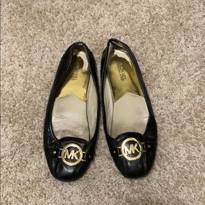 Michael Kors Shoes - Black/gold MK flats Michael Kors Shoes - Black/gold MK flats